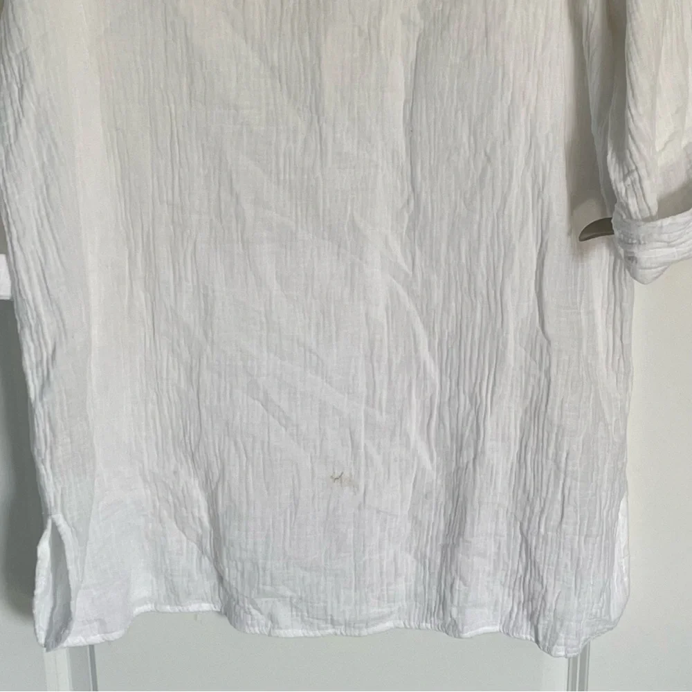 La Blanca Swimwear White Hooded Sweater Swimsuit Cover Up - 47070